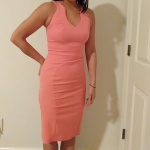 Pink cocktail dress